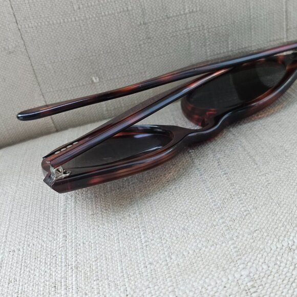 DKNY Women Sunglasses Vintage 90’s Bausch & Lomb Thick Tortoise Cat Eye Glasses - Picture 5 of 15